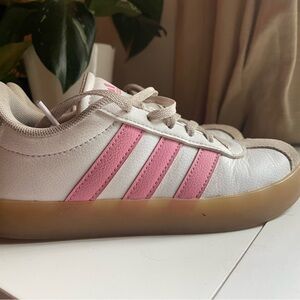 Adidas White and Pink Sneakers